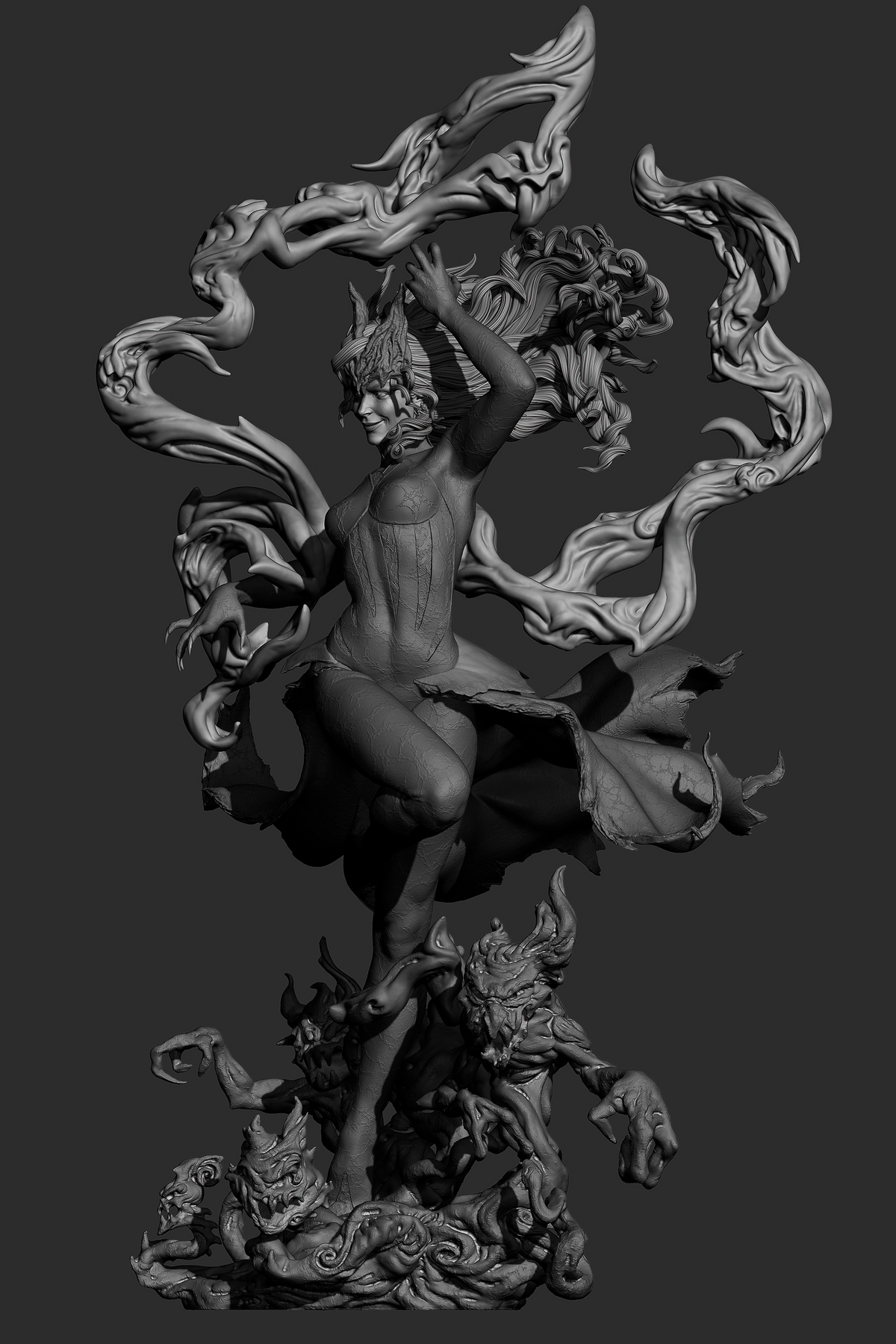 Lore | Wanda Maximoff (Earth-94152) Collector-Grade STL Digital Files for 3D Printing.