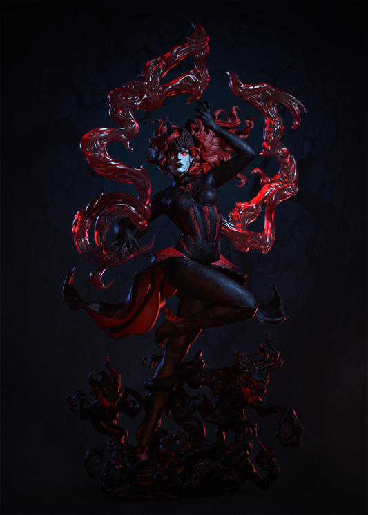Lore | Wanda Maximoff (Earth-94152) Collector-Grade STL Digital Files for 3D Printing.