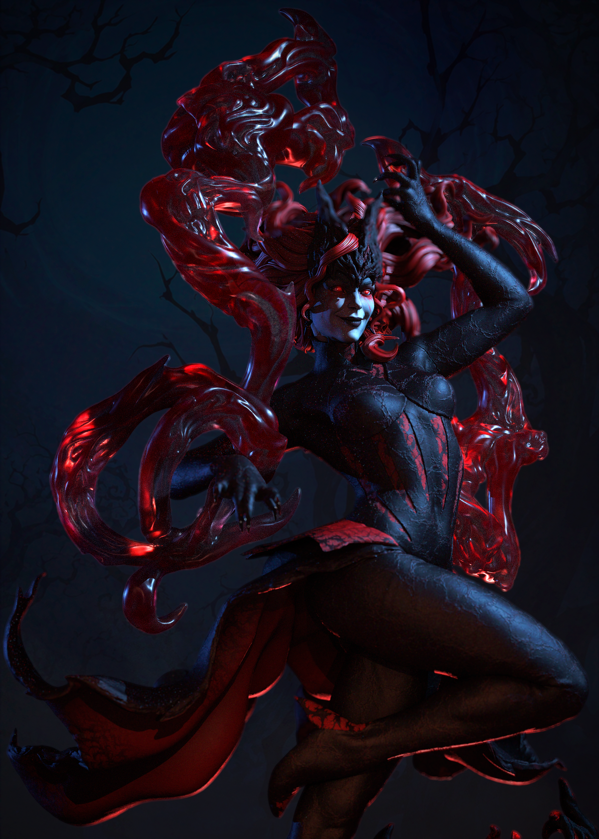 Lore | Wanda Maximoff (Earth-94152) Collector-Grade STL Digital Files for 3D Printing.